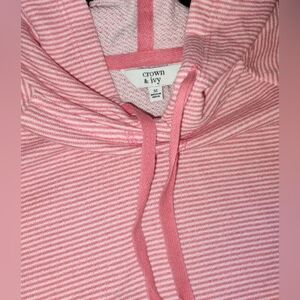Crown & Ivy Pink Striped Sweater